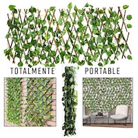 Rejilla de Hoja extensible retractil grass artificial pasto jardín